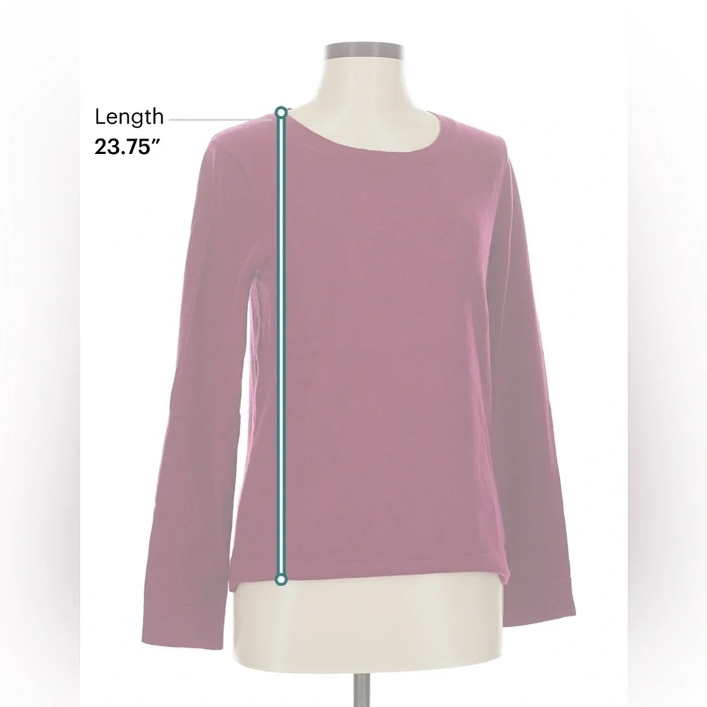 J. Crew Rich Burgundy Merino Wool Blend Teddie Sweater